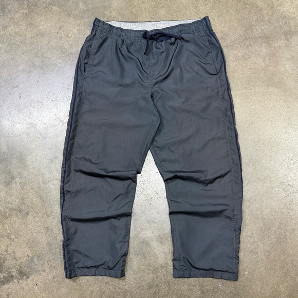 Vintage Starter Lined Warm Up Baggy Windbreaker Zip Leg Retro Track Pants - Picture 1 of 9